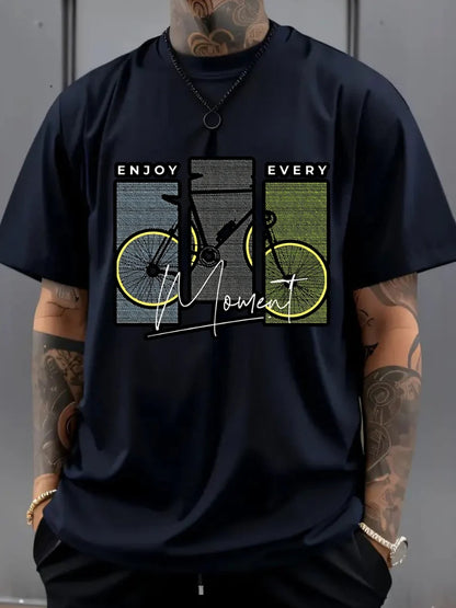 Enjoy Every Moment Drop Shoulder Graphic Tee