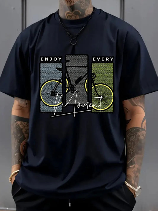 Enjoy Every Moment Drop Shoulder Graphic Tee