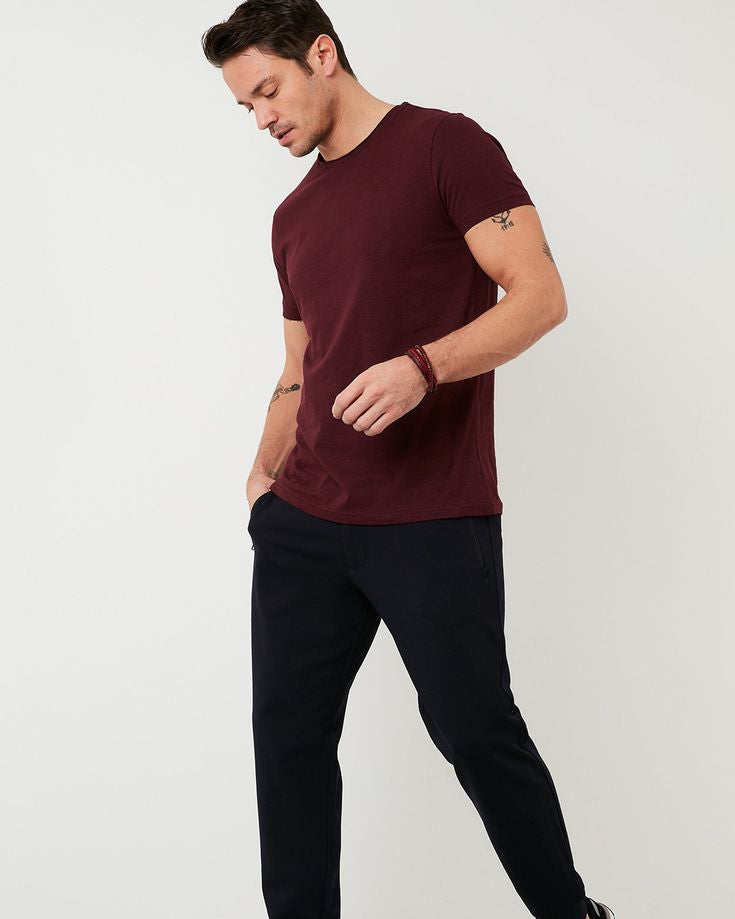 Men Basic T-Shirt - Maroon