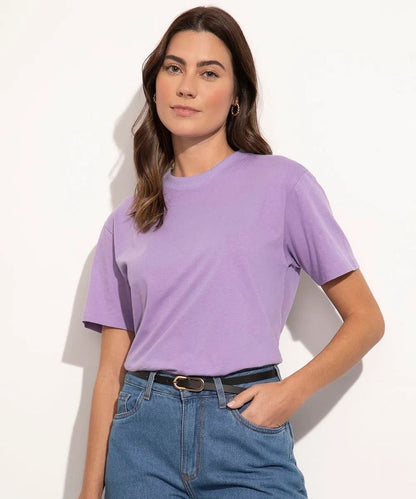Women Basic T-Shirt - Light Purple