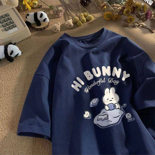 Unisex Oversized Graphic T-Shirt - Cute