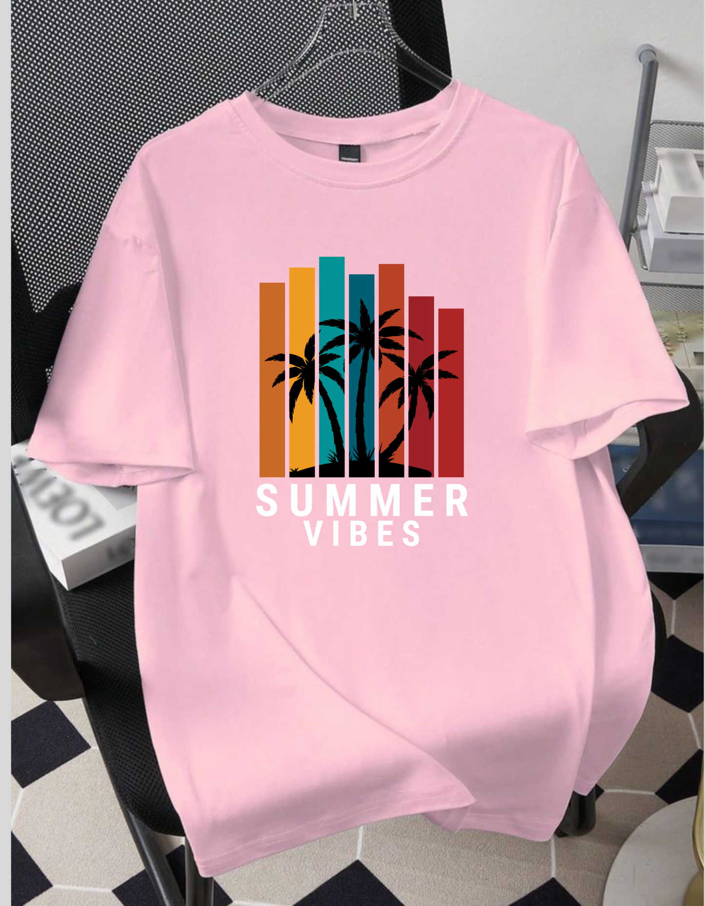 Summer Vibes – Minimalist Unisex Cotton T-Shirt for a Cool  Look