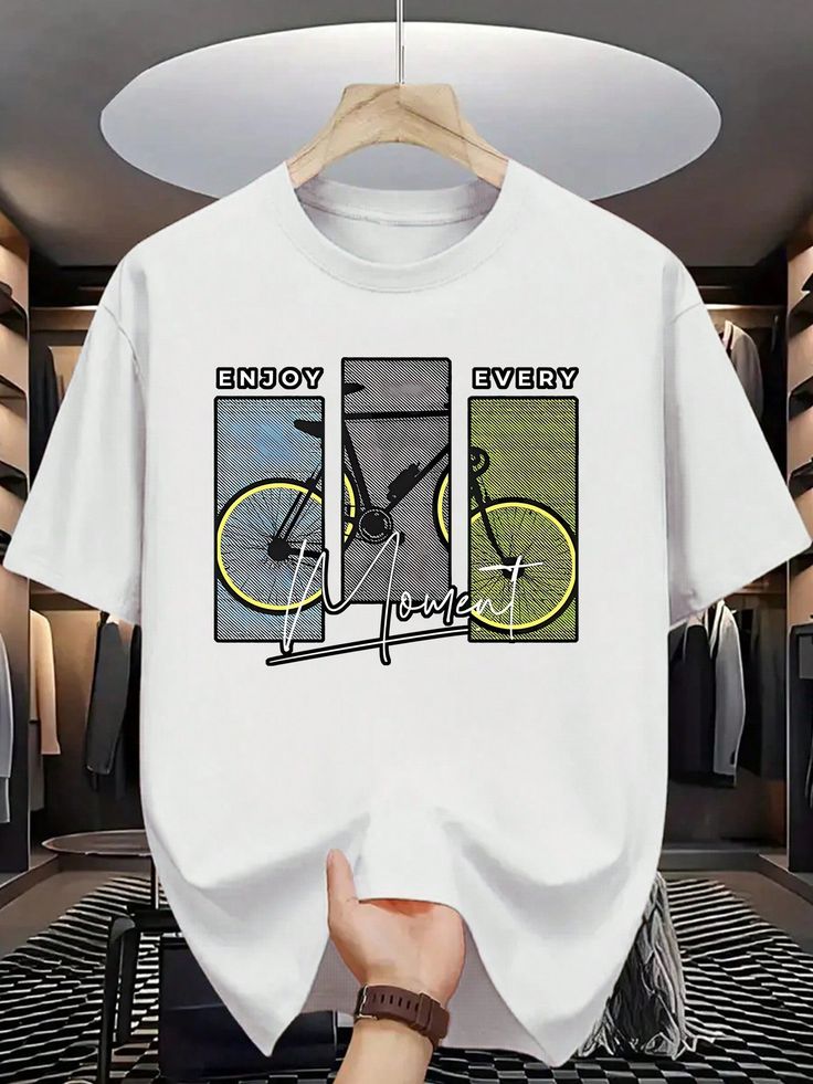 Enjoy Every Moment Drop Shoulder Graphic Tee